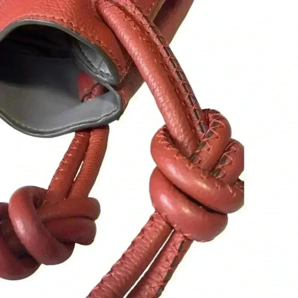 VINCE CAMUTO pebbled leather shoulder bag VV-BRANN-TO Moroccan clay - Picture 6 of 16